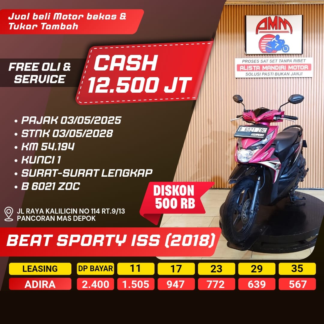 BEAT SPORTY CBS ISS 2018 B 6021 ZOC